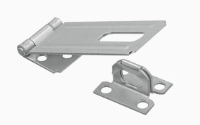4-1/2" Zinc Safety Hasp