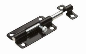 4" Black Finish Barrel Bolt