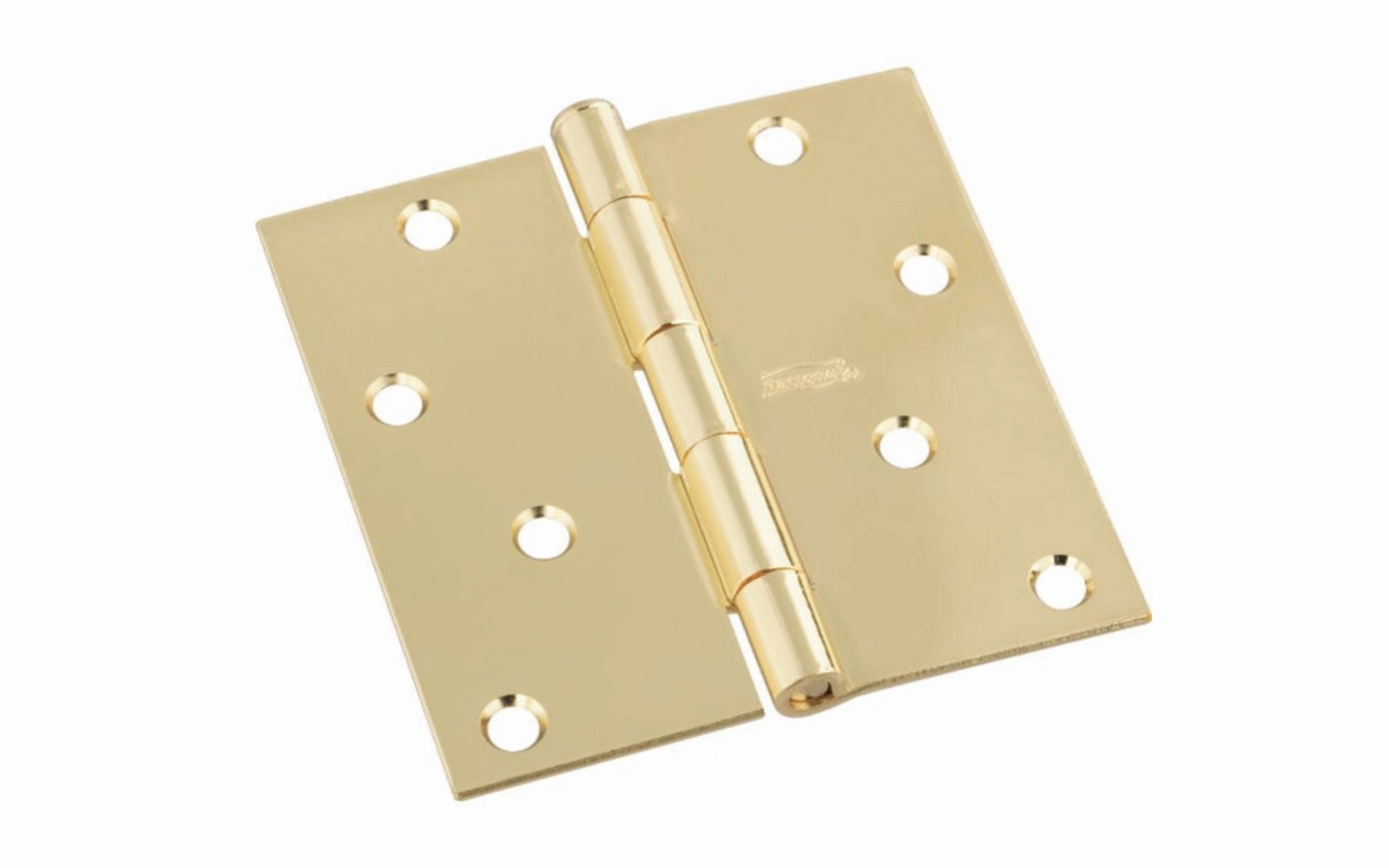 4" Bright Brass Door Hinge
