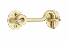 4" Brushed Gold Privacy Hook