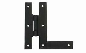 4" Forged Steel HL Hinges Black Powder Coat Finish