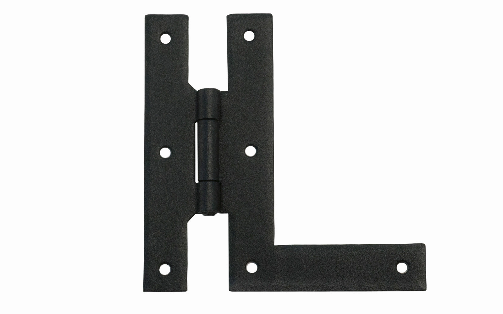 4" Forged Steel HL Hinges Black Powder Coat Finish
