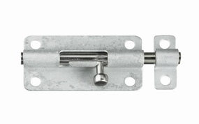 4" Galvanized Barrel Bolt