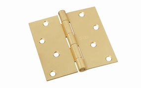 4" Satin Brass Door Hinge