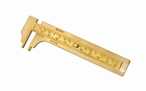 4" Solid Brass Pocket Caliper