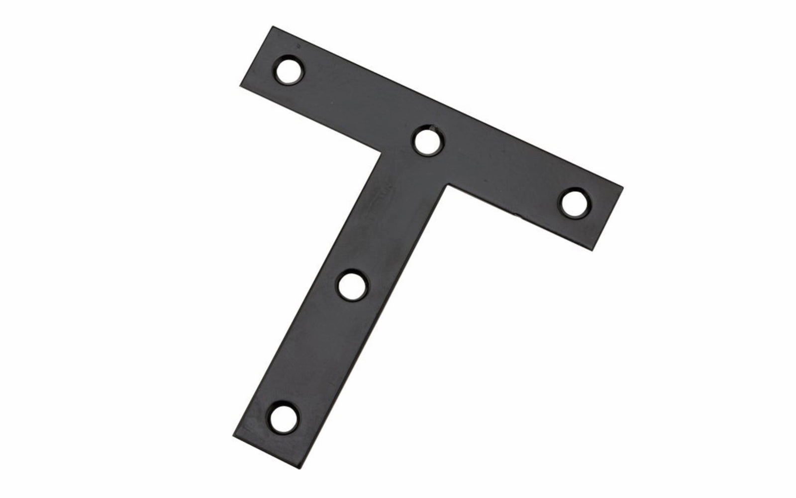 4" x 4" Black Finish T-Plate