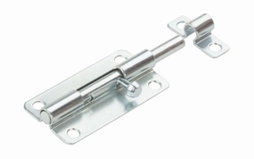 4" Zinc-Plated Barrel Bolt