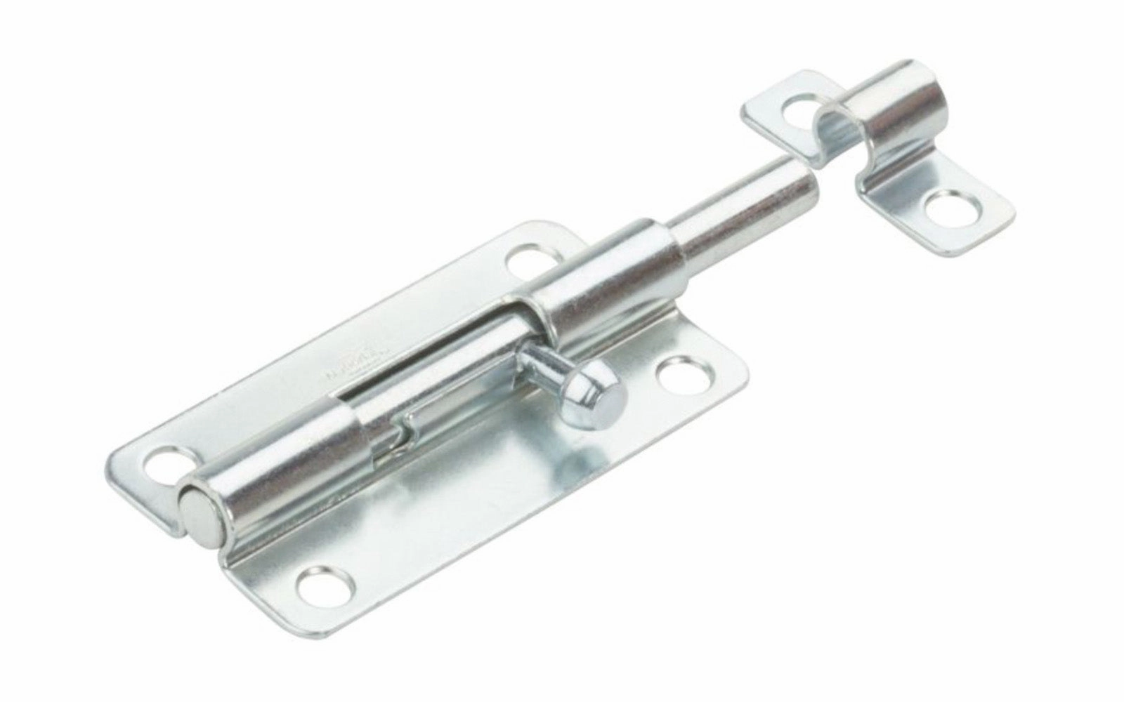 4" Zinc-Plated Barrel Bolt
