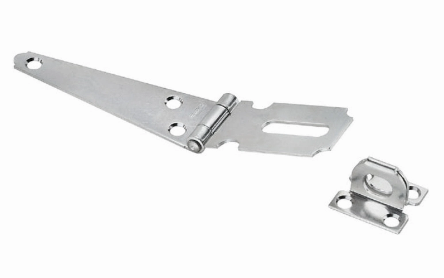 4" Zinc-Plated Hinge Hasp
