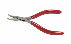5-1/4" Mini Bent Pliers - Smooth Jaws