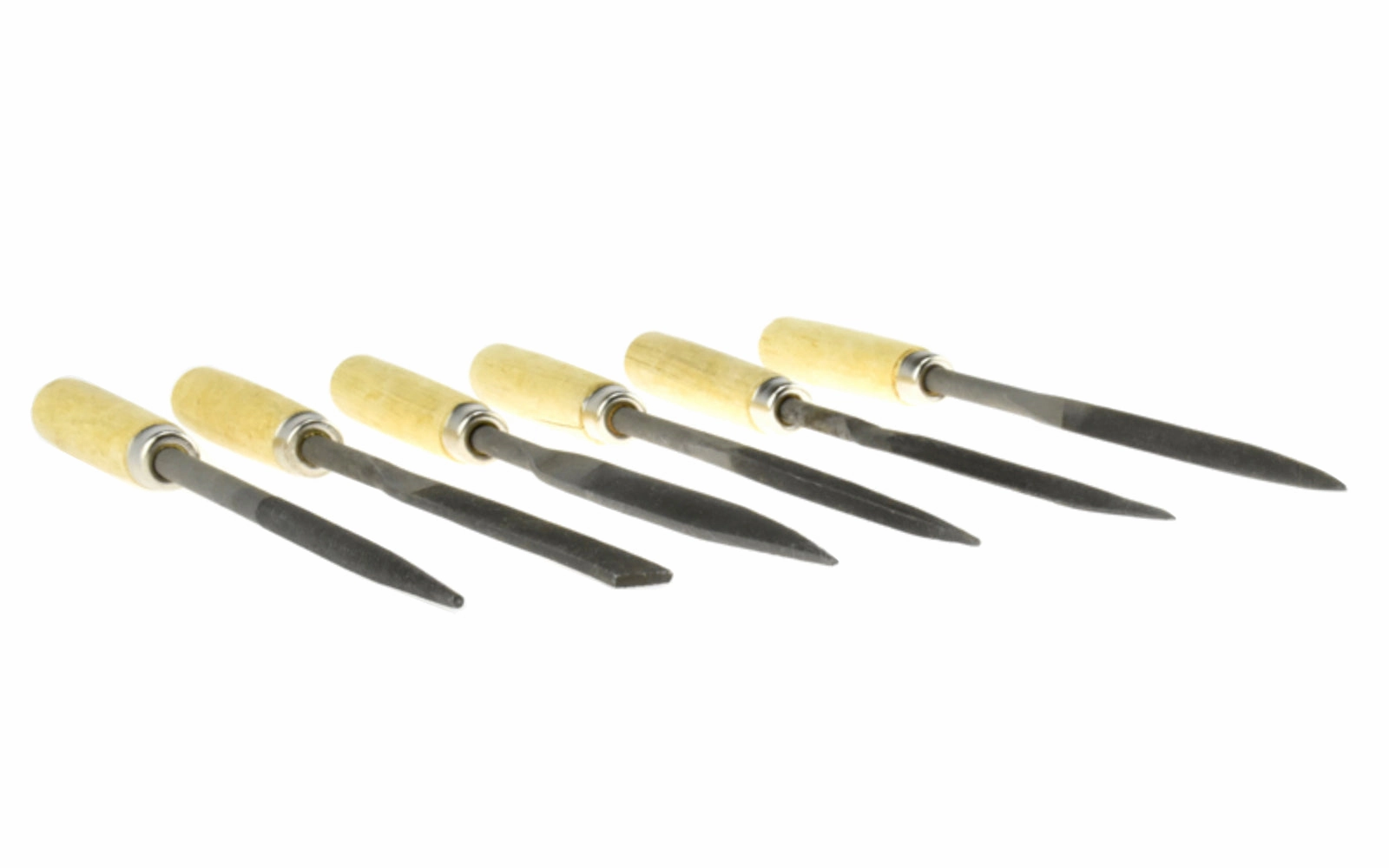 6-PC Coarse Cut Needle File Set - 5 mm x 180 mm