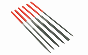 6-PC Fine Cut Needle File Set - 3 mm x 140 mm