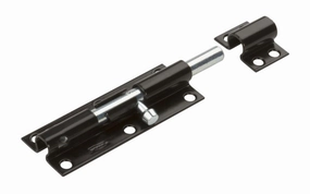 6" Black Finish Heavy Duty Barrel Bolt