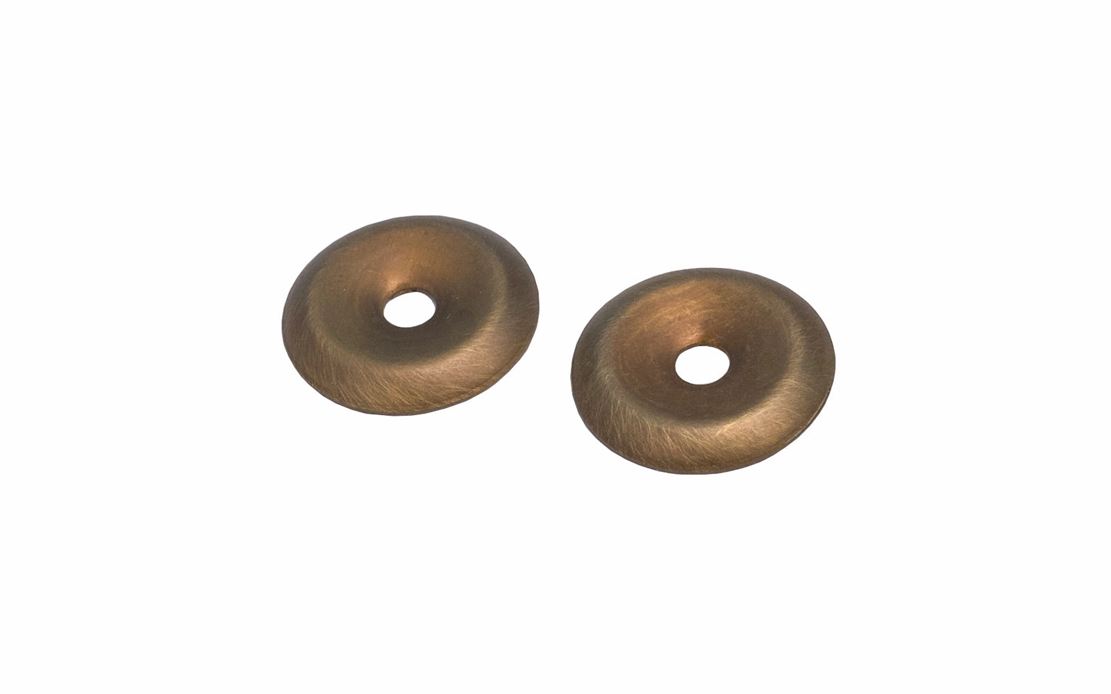 7/8" Diameter Stamped Brass Backplate ~ Pair