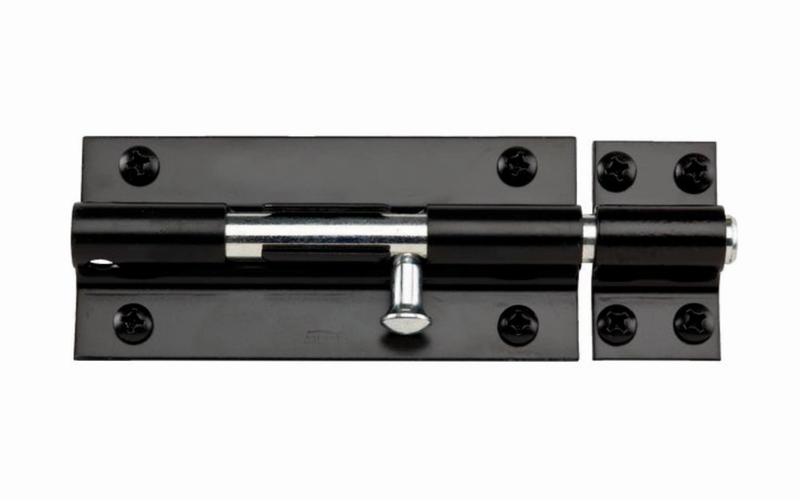 8" Black Finish Extra Heavy Duty Barrel Bolt