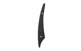 #1 Black Hammered House Number - 3-1/2" size