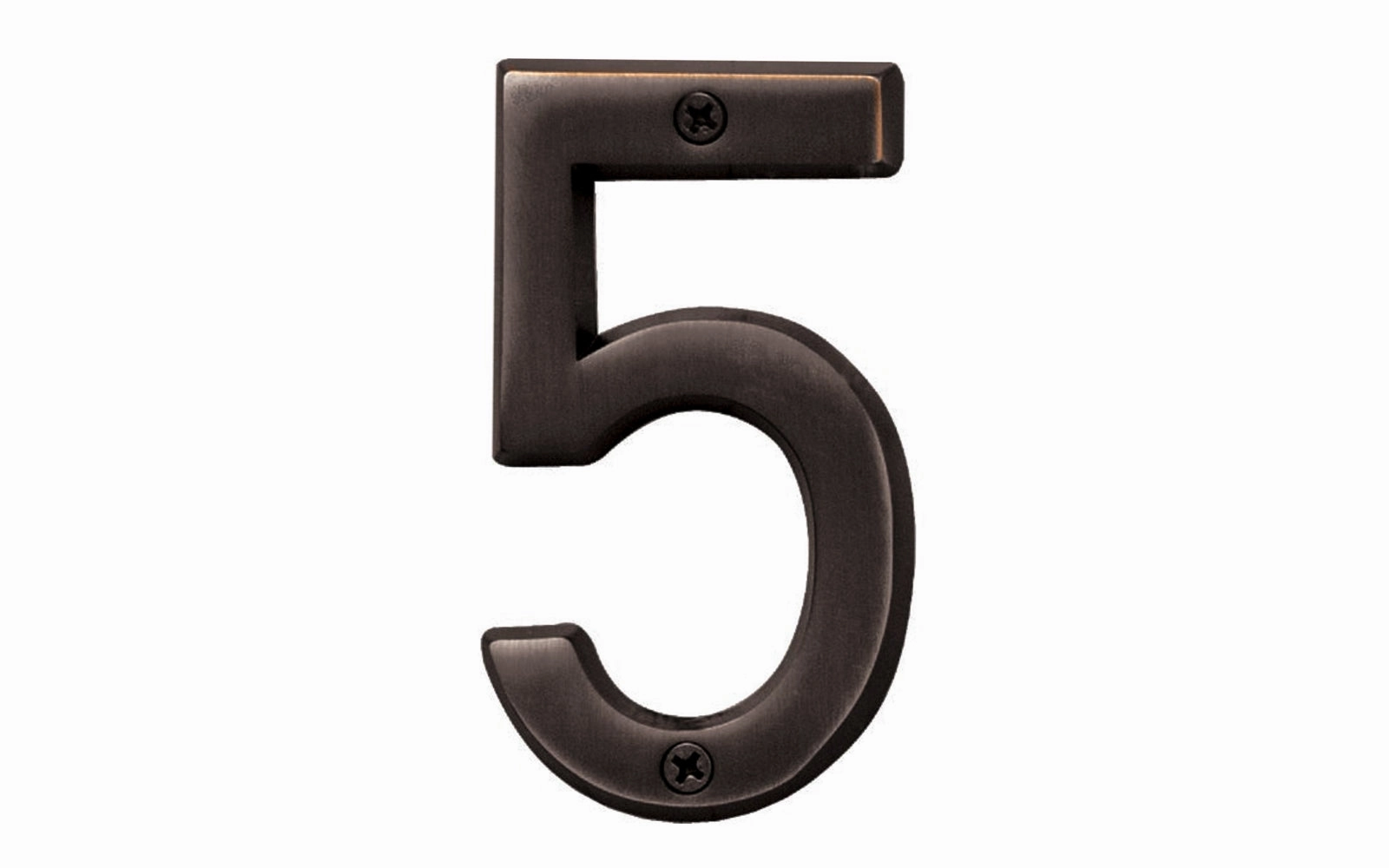 #5 Oil Rubbed Bronze House Number - 4" Size