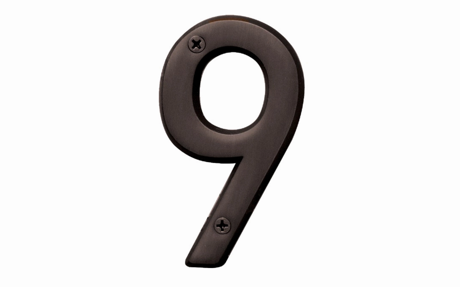 #9 Oil Rubbed Bronze House Number - 4" Size