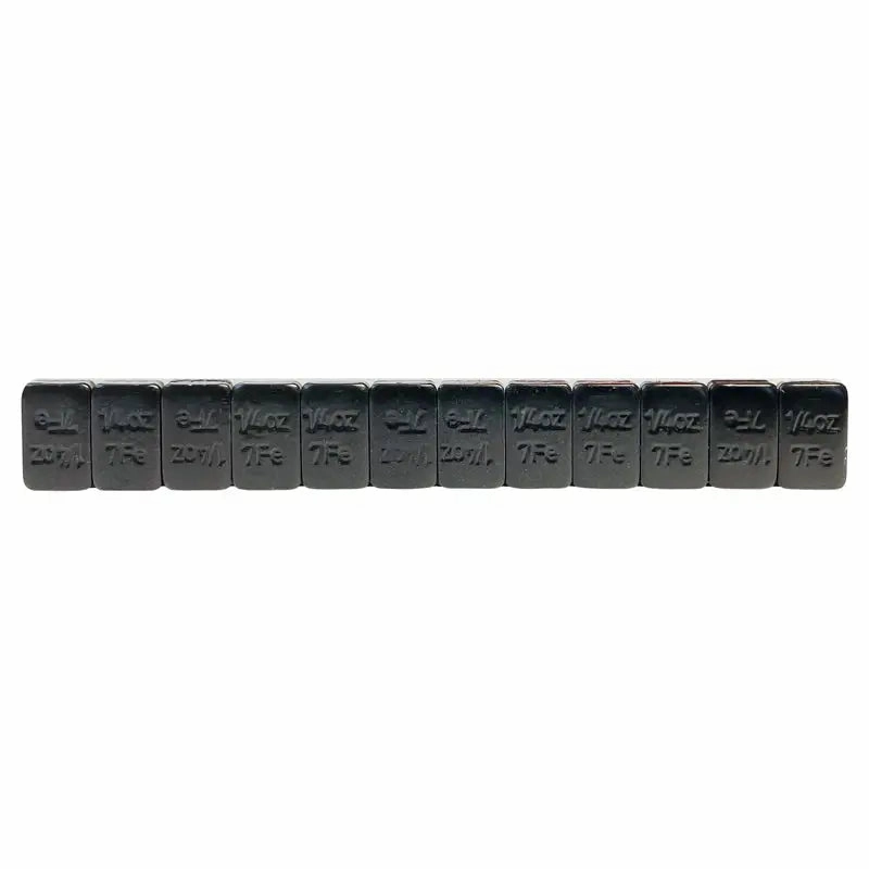 AA 0.25 oz Black Adhesive Wheel Weight (624 pcs /Steel)