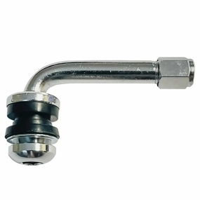 AA 2-Pc Low Bend Tire Valves (0.455"RH, 1.8"L, 90Deg) (Ea)