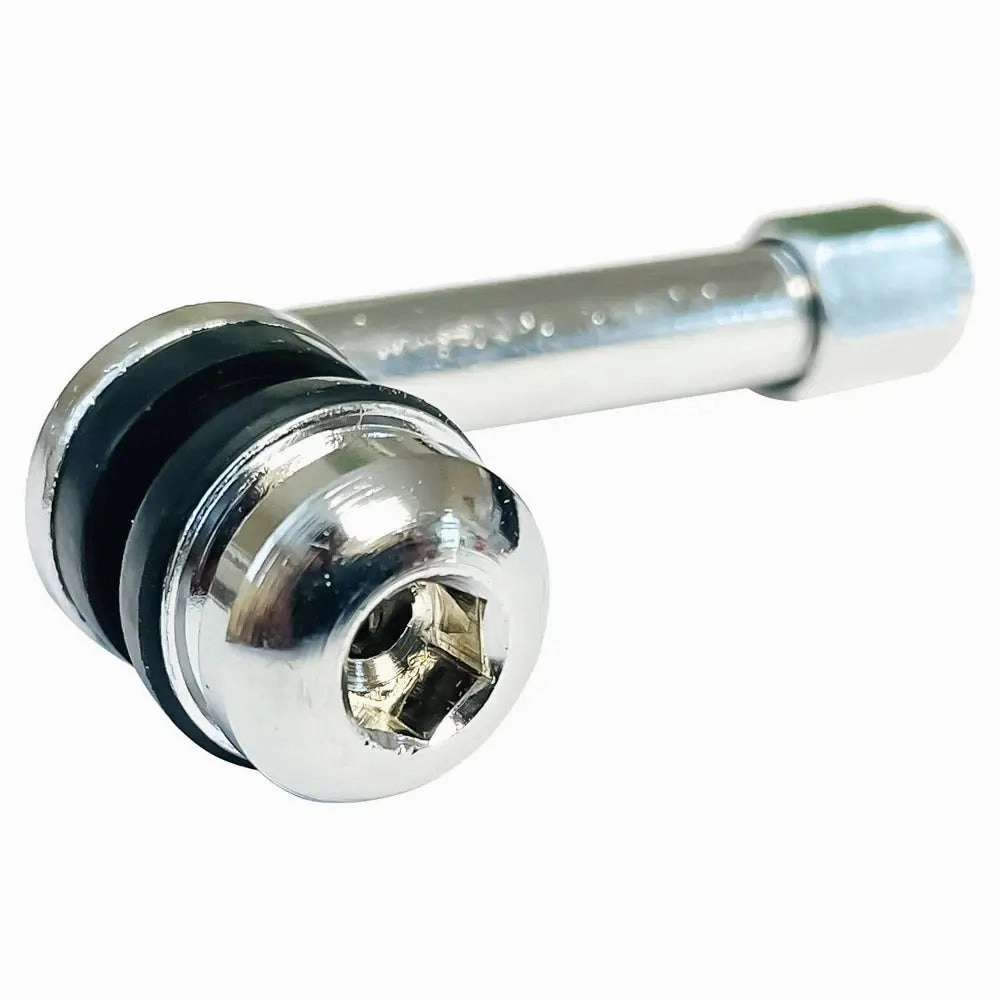 AA 2-Pc Low Bend Tire Valves (0.455"RH, 1.8"L, 90Deg) (Ea)
