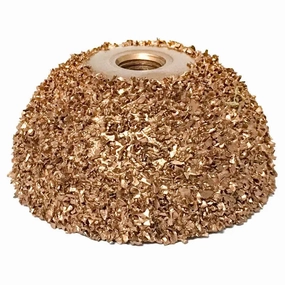 AA 2" Dia. Solid Contour Cup Rasps w/ Nut - (3/8" AH)