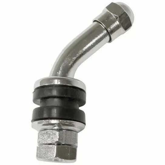 AA 45 Bend ENKEI Specialty Clamp-in Valve w/ Dome Top Hex Cap, 25mm (Ea)
