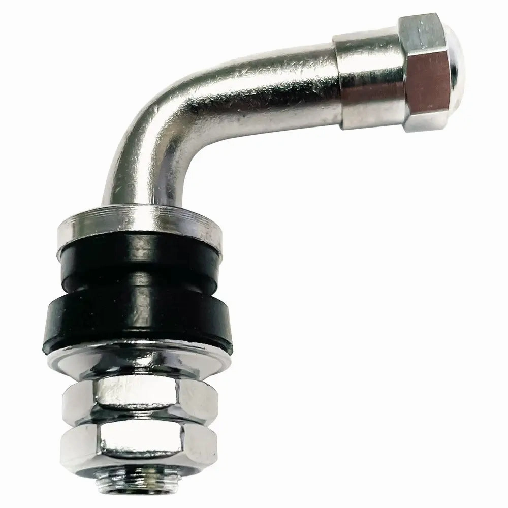 AA 90 Bend ENKEI Specialty Clamp-in Valve w/ Dome Top Hex Cap, 25mm (Ea)