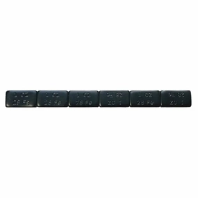 AA Black Coated Wheel Weight (1oz, Steel)