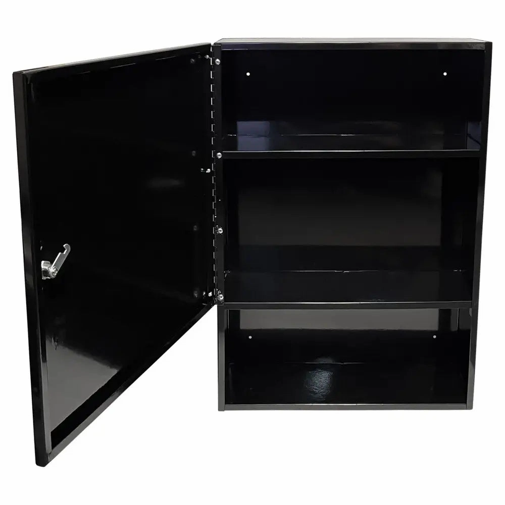AA Black Empty Tire Wall Repair Cabinet
