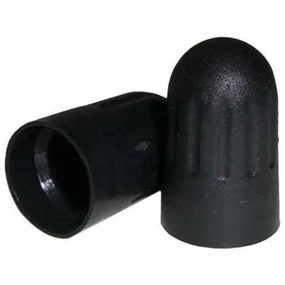 AA Black TPMS Valve Cap For Snap-In Valve (100/Bag)