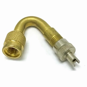 AA Brass Bent Truck Valve Extension (Ea)