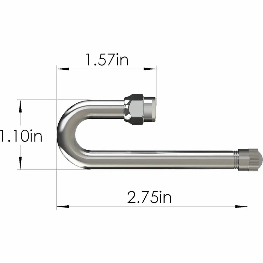 AA Chrome Bent Valve Extension (Ea)