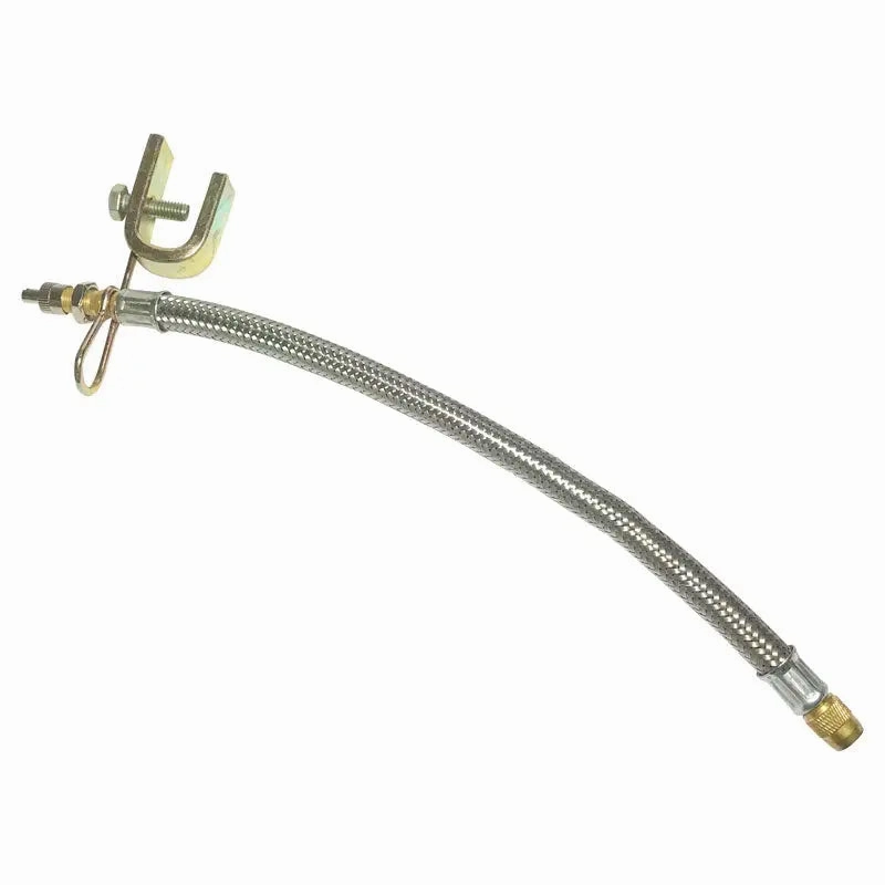 AA Flexible Truck Valve Extension - Braided Steel (Ea)