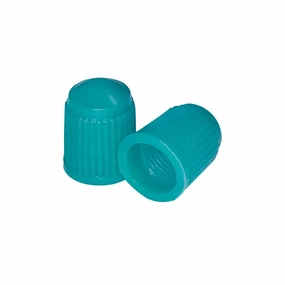 AA Green Plastic Tire Valve Caps (100/Box)