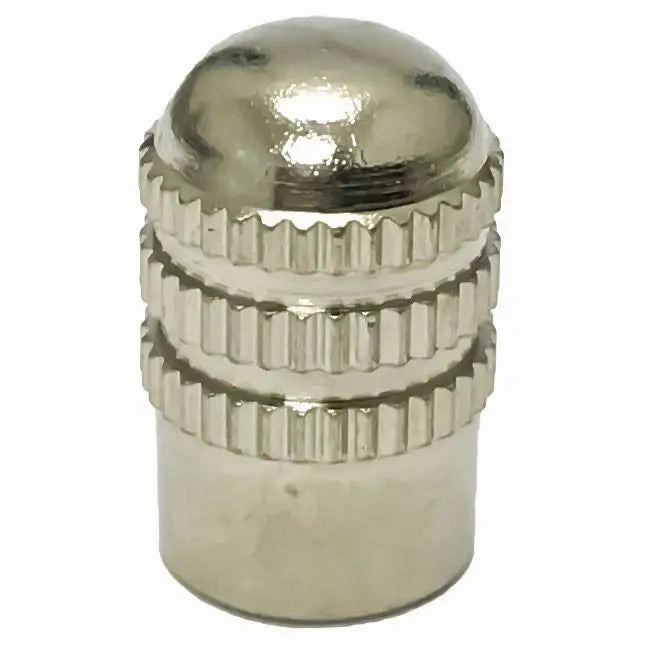 AA HD Long Skirted Metal Dome Valve Caps (Bag of 100)