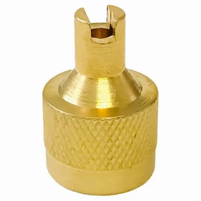 AA Large Bore Screwdriver Brass Top Cap (Ea)