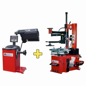 AA Laser Balancer   Rim Clamp Changer w/ Pneumatic Arm Combo