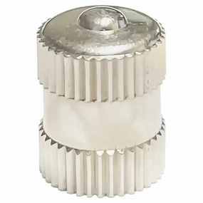 AA Metal Dome Valve Caps (100/Box)
