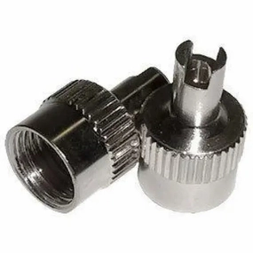 AA Metal Screwdriver Valve Cap (100/Bag)
