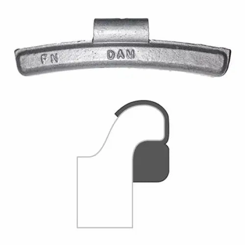 AA "FN" Coated Clip-On Wheel Weight (Lead / 25/Box)
