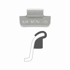 AA "i7" Uncoated Clip-On Wheel Weight (Zinc)