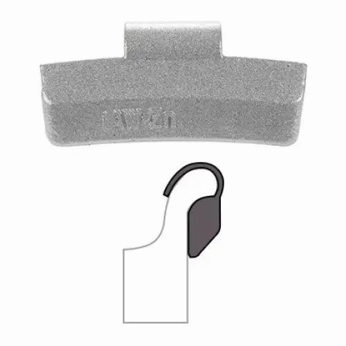 AA "IAW" Clip-On Wheel Weight (Zinc / 25/Box)