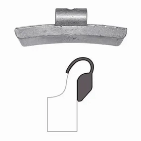 AA "IAW" Coated Clip-On Wheel Weight (Lead / 25/Box)