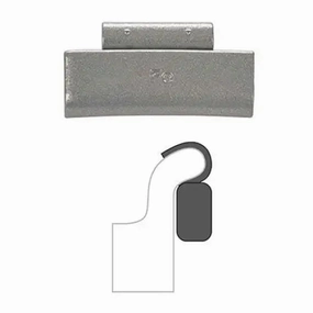 AA "IAW" Coated Clip-On Wheel Weight (Steel / 25/Box)