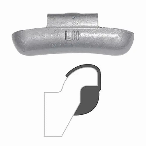 AA "LH" Coated Clip-On Wheel Weight (Lead / 25/Box)
