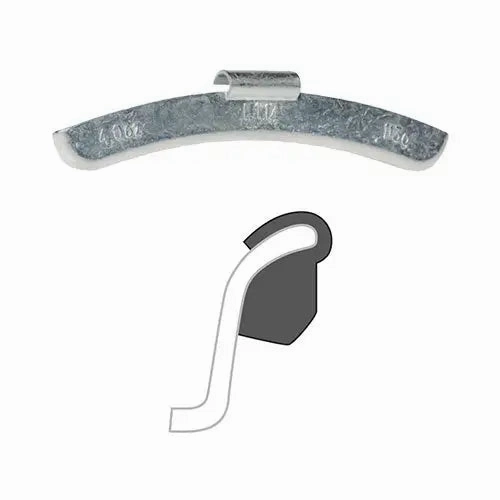 AA "LT1" Coated Clip-On Wheel Weight (Zinc / 25/Box)