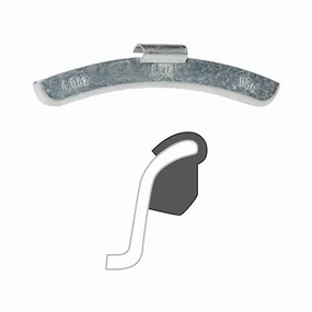 AA "LT1" Coated Clip-On Wheel Weight (Zinc / 25/Box)