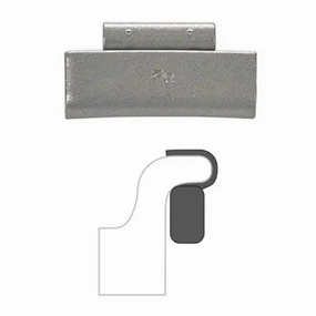 AA "MC" Clip-On Wheel Weight (Steel / 25/Box)