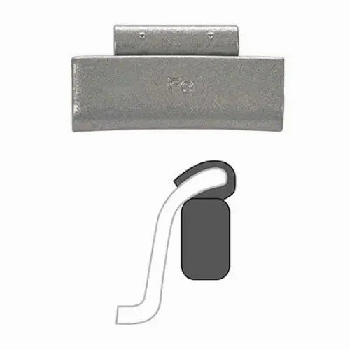 AA "P" Clip-On Wheel Weight (Steel / 25/Box) [Clearance]